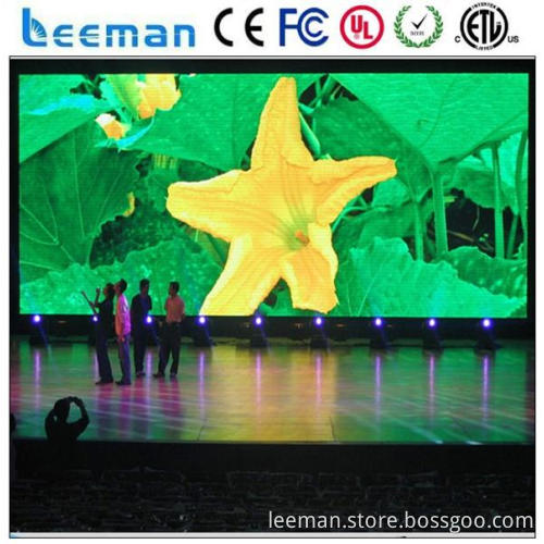 advertising led display billboard yunao led module indoor p6 super slim die-casting aluminum led video display